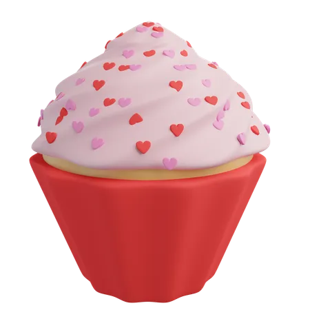 Cupcake dos namorados  3D Icon