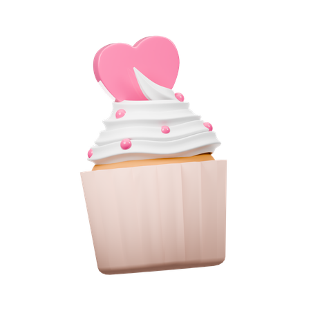 Cupcake dos namorados  3D Icon