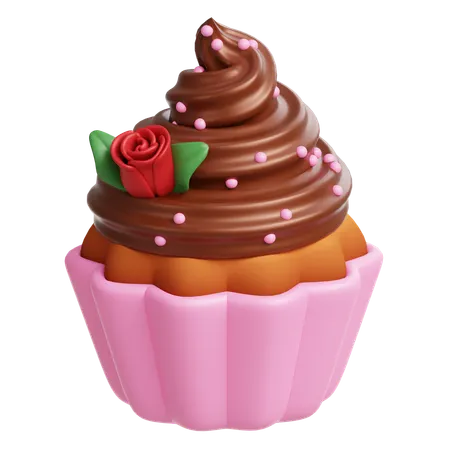 Cupcake dos namorados  3D Icon