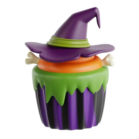 Petit gâteau d'Halloween  3D Icon