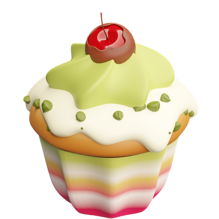 Magdalena de matcha  3D Icon