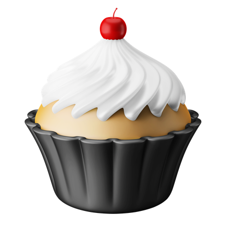 Cupcake Muffin  3D Icon