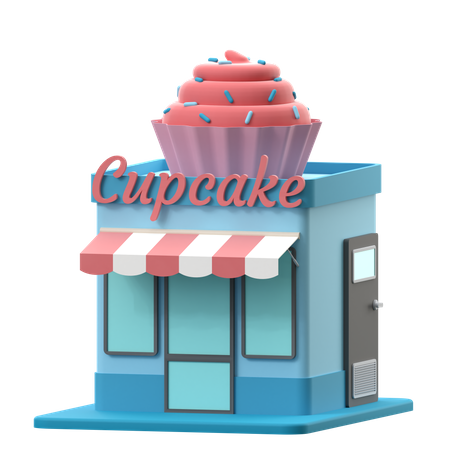 Cupcake Shop  3D Icon