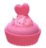 Cupcake With Love Topper
