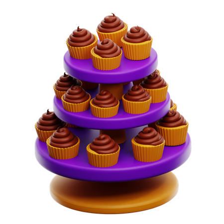 Cupcakes  3D Icon