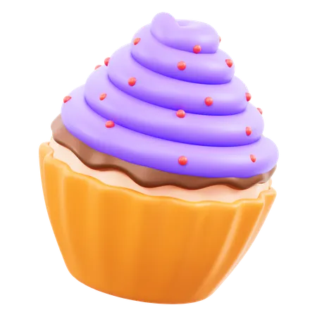 カップケーキ クリーム  3D Icon