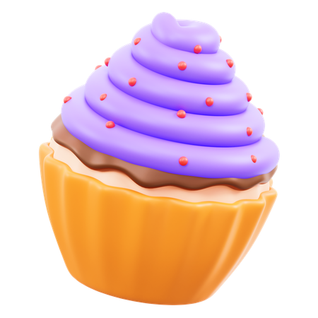 Crema para cupcakes  3D Icon