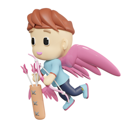 Cupid  3D Illustration