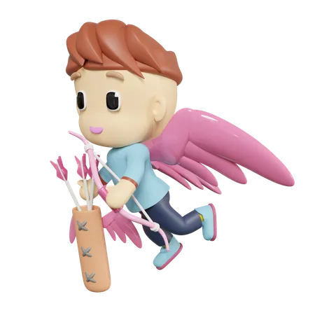 Cupid  3D Illustration