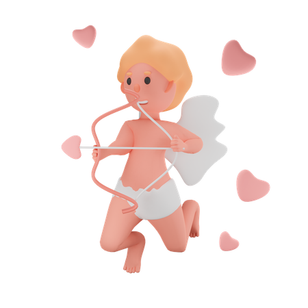 Cupid  3D Illustration