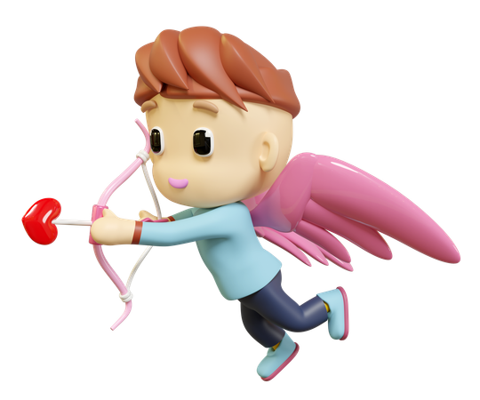 Cupid  3D Illustration