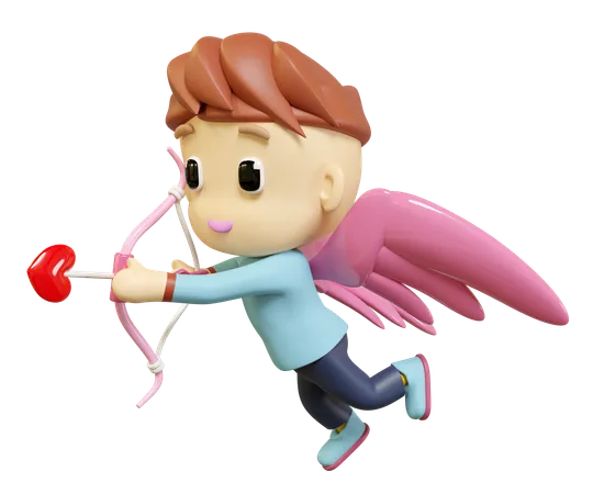 Cupid  3D Illustration