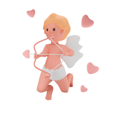 Cupid 3D Illustration