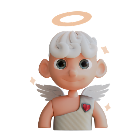 Cupid Angle Love  3D Icon