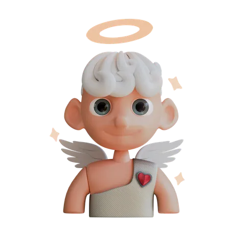 Cupid Angle Love  3D Icon