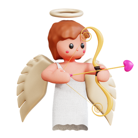 Cupid Arrow  3D Icon