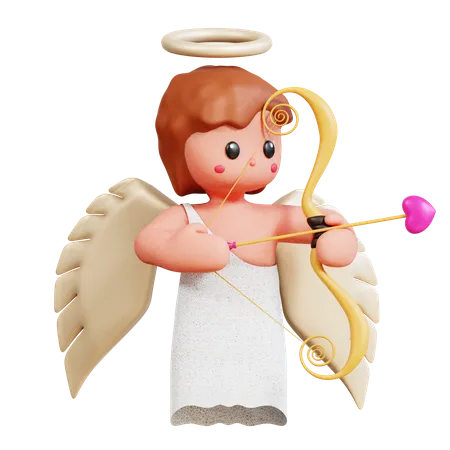 Cupid Arrow  3D Icon