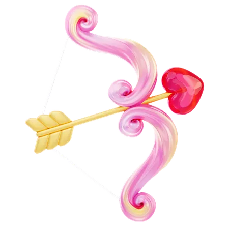 Cupid arrow  3D Icon