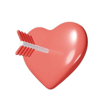 Cupid Arrow  3D Icon