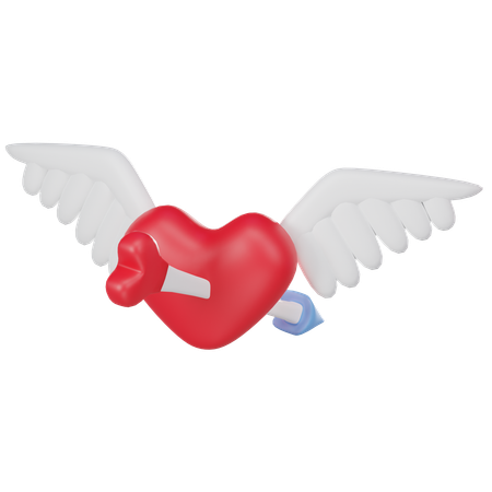 Cupid Arrow  3D Icon