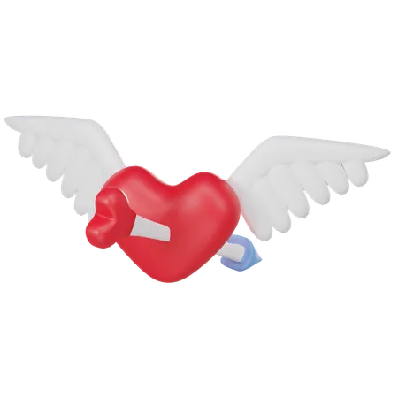 Cupid Arrow  3D Icon