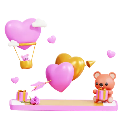 Cupid Arrow  3D Icon