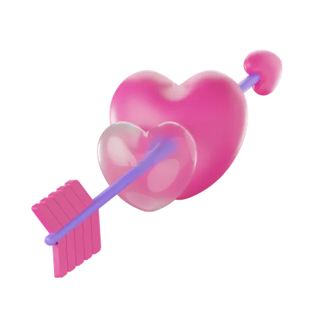 Cupid Arrow  3D Icon