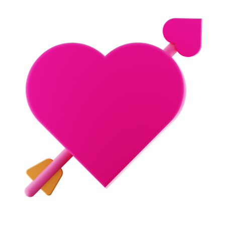 Cupid Arrow  3D Icon