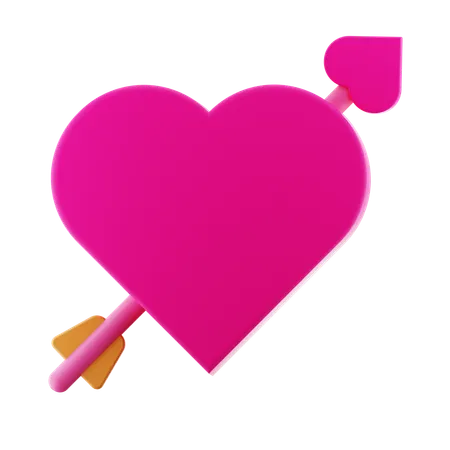 Cupid Arrow  3D Icon