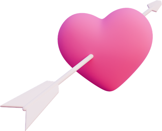 Cupid Arrow  3D Icon