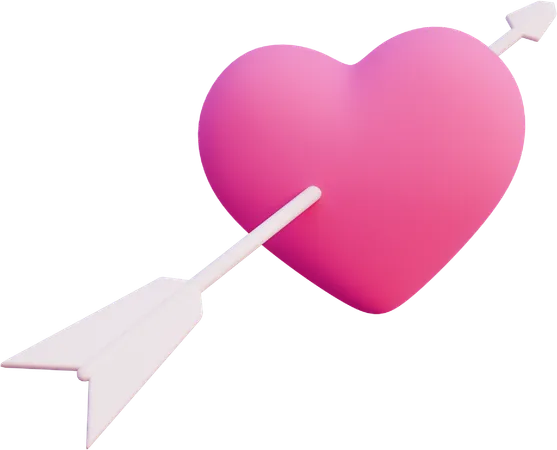 Cupid Arrow  3D Icon