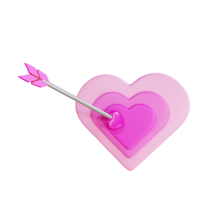 Cupid Arrow  3D Icon