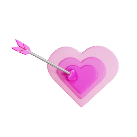 Cupid Arrow  3D Icon