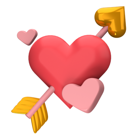 Cupid Arrow  3D Icon