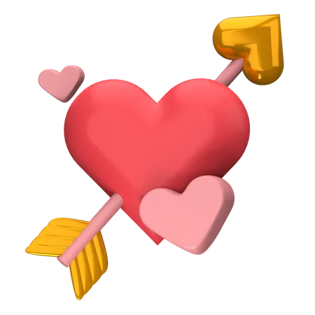 Cupid Arrow  3D Icon