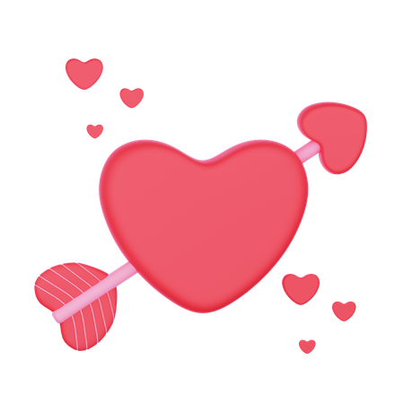 Cupid Arrow  3D Icon