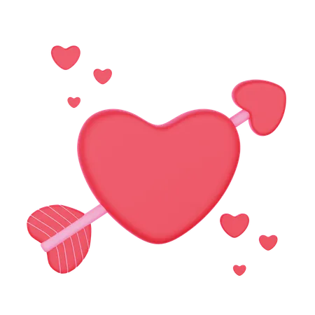 Cupid Arrow  3D Icon