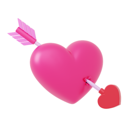 Cupid Arrow  3D Icon