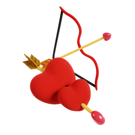 Cupid Arrow  3D Icon