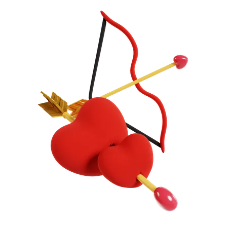 Cupid Arrow  3D Icon