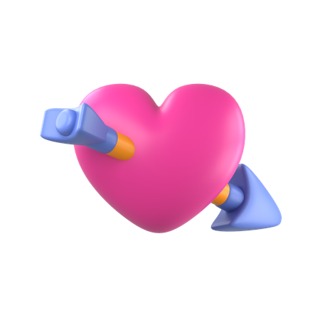 Cupid Arrow  3D Icon