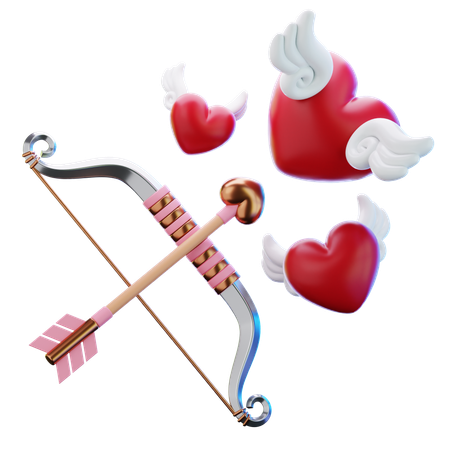 Cupid Arrow  3D Icon