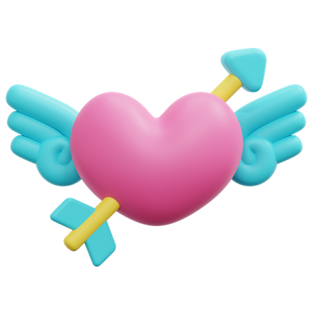 Cupid Arrow  3D Icon