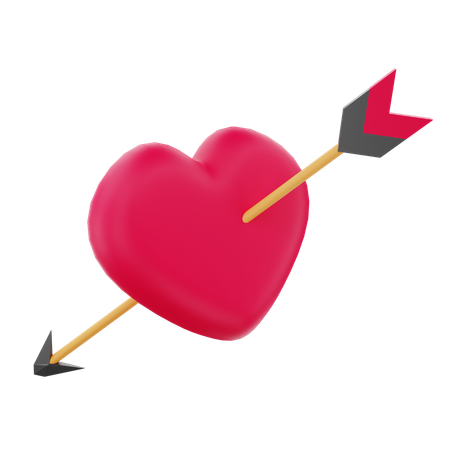 Cupid Arrow  3D Icon