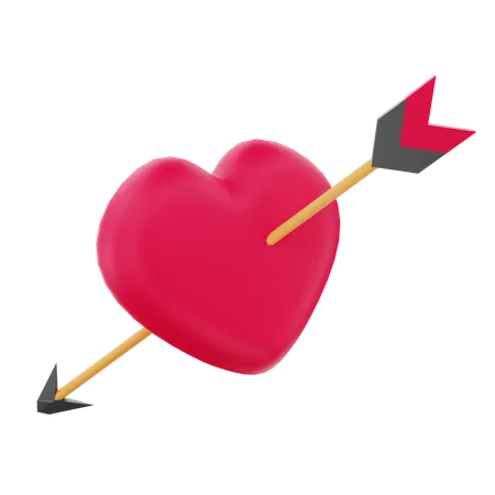 Cupid Arrow  3D Icon