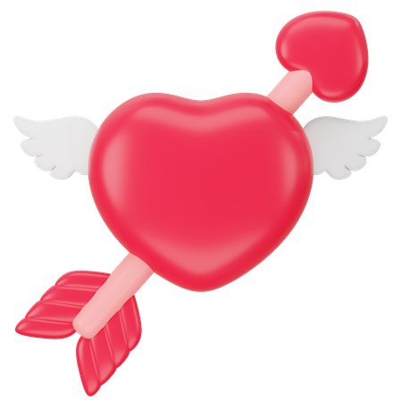 Cupid Arrow  3D Icon