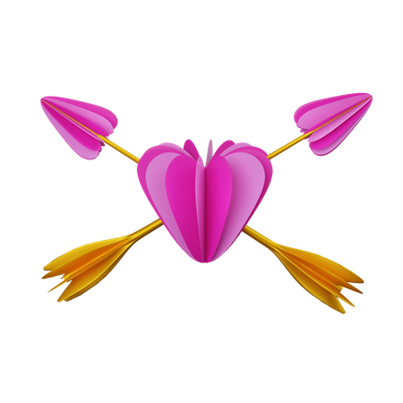 Cupid Arrow  3D Icon