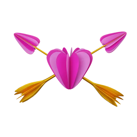 Cupid Arrow  3D Icon