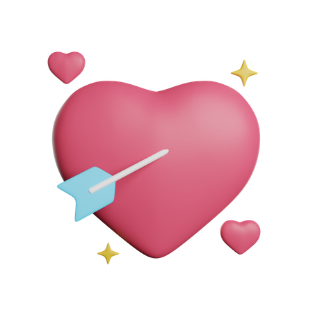 Cupid Arrow  3D Icon