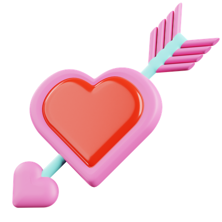 Cupid Arrow  3D Icon